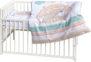 Dětská postýlka s kompletní výbavou Scarlett 120 x 60 cm - Eri