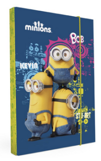 Desky na sešity Heft box A4 - Mimoni