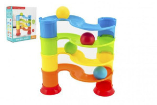 Kuličková dráha 4 patra s kuličkami