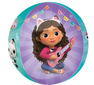 Koule Gábinin kouzelný domek 38 x 40 cm - fóliový balónek