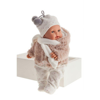 KIKA 1119 - Realistické miminko se zvuky 27 cm