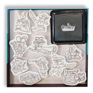 Pěnová razítka Piráti Créa Lign