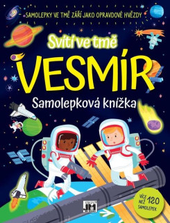 Samolepková knížka Svítí ve tmě - Vesmír