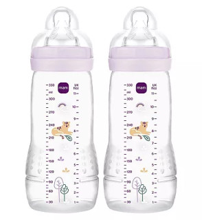 Dětská antikoliková láhev Easy Active 2x330 ml Mam Lila