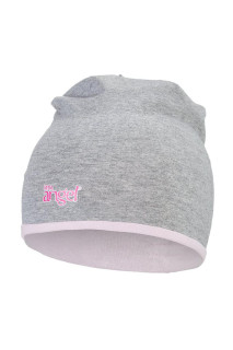 Čepice podšitá Outlast® Šedý melír /růžová baby