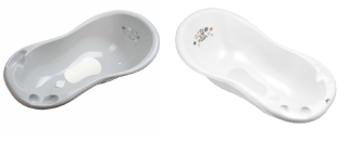 Vanička Zebra 100 cm se špuntem a protiskluzovou podložkou Maltex