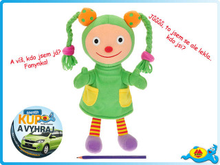 Fanynka plyšová postavička 37 cm česky mluvící na BO