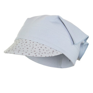 Šátek tenký kšilt Outlast® - stříbrošedá/šedá-puntík lesk