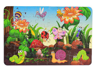 Puzzle dětské Zvířátka v lese 48 dílků