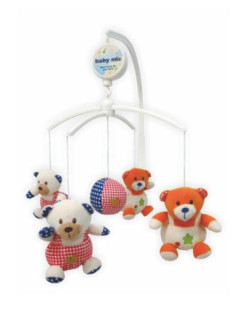 Kolotoč nad postýlku Baby Mix Medvídci