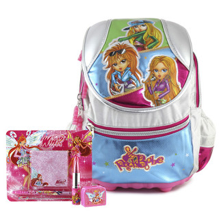 Školní batoh Cool set - 4-dílná sada - batoh Cool RockBabe + doplňky Winx