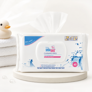 Sebamed Dětské vlhčené ubrousky s 99 % vody 60 ks