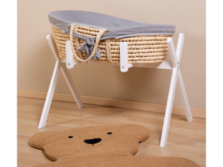 Košík pro miminko Natural + matrace + potah Jersey