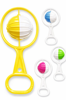 Chrastítko koule retro průměr 5cm 0m+