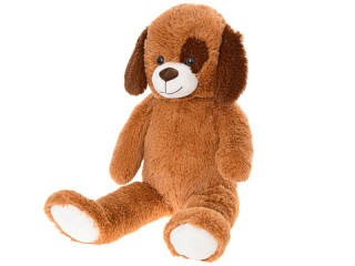 Pes plyšový 80 cm tmavě hnědý Plush Friends 
