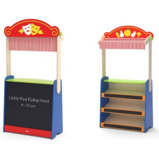 Dřevěný obchod a divadlo