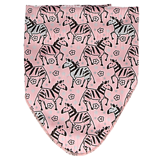 Funkční nákrčník na suchý zip Zebry RDX Růžový