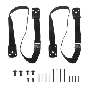 Popruhy proti pádu nábytku black Zopa