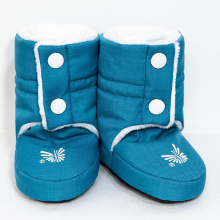 Softshellové capáčky Lamb Vel. 0 (2 - 5 měs.) - tyrkysová/bílá