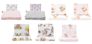 Oboustranný Set z Velvet do kočárku New Baby