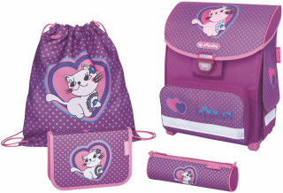 Školní taška Smart kočka vybavený SET Herlitz