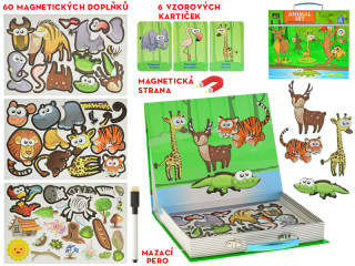 Tabulka magnetický kufřík "Zvířátka"
