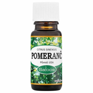Pomeranč 10 ml - esenciální olej Saloos