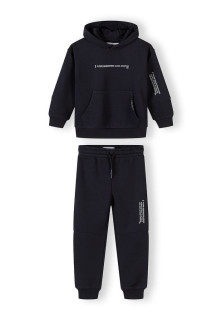 Chlapecká tepláková souprava černá Minoti