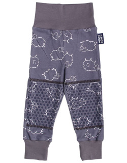 Protiskluzové kalhoty pro děti na lezení Ovečka šedé