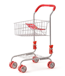 Nákupní kovový vozík