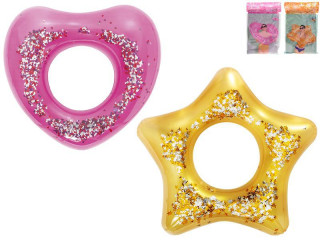 Kruh nafukovací 91 cm se třpytkami 