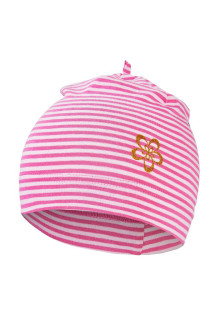 Čepice tenká lesk Outlast® Little Angel Růžová tenké proužky