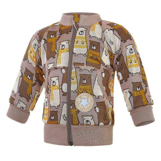 Mikina podšitá Outlast® Hnědá medvědi/sv. hnědá