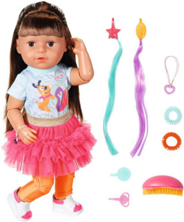 Starší sestřička BABY born Play & Style Brunetka 43 cm