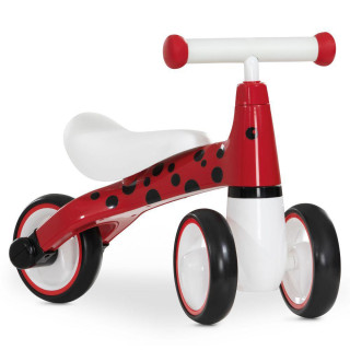 Dětské odrážedlo 1st Ride se třemi koly Ladybug Red Hauck 