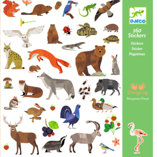 Samolepky Evropská zvířata Djeco