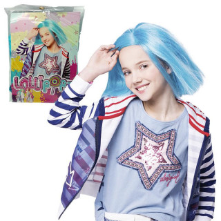 Paruka Lollipopz modrá