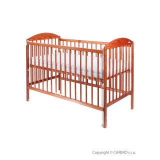 Dětská postýlka Drewex Kuba 2 se stahovací bočnicí teak