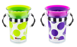 Trénovací hrnek Tritan s držadly 200 ml 2 ks