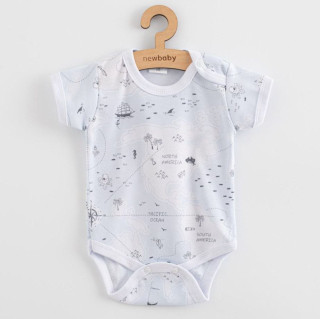Kojenecké body s krátkým rukávem ocean New Baby For Babies