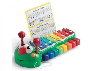 Hudební housenka 2v1 - xylofon