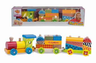 Dřevěný vláček 18 dílů Simba