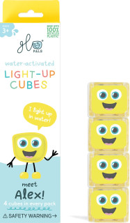 Senzorické svítící kostky do vody Alex
