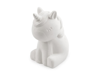 Pokladnička jednorožec k domalování