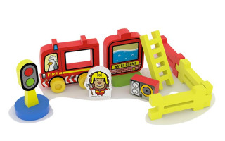 Malá požární stanice - Pěnová stavebnice Millaminis