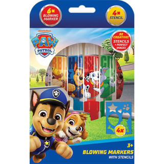 Foukací fixy Tlapková patrola kluci