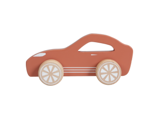 Sportovní autíčko dřevěné