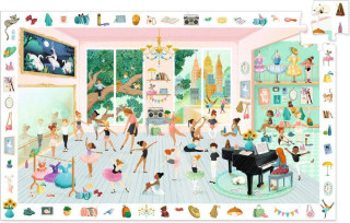 Vyhledávací puzzle Taneční škola Djeco