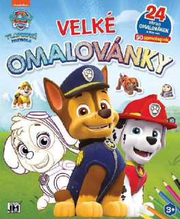 Velké omalovánky Tlapková patrola