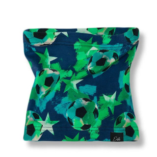 Bavlněný nákrčník Fotbal modrý Esito